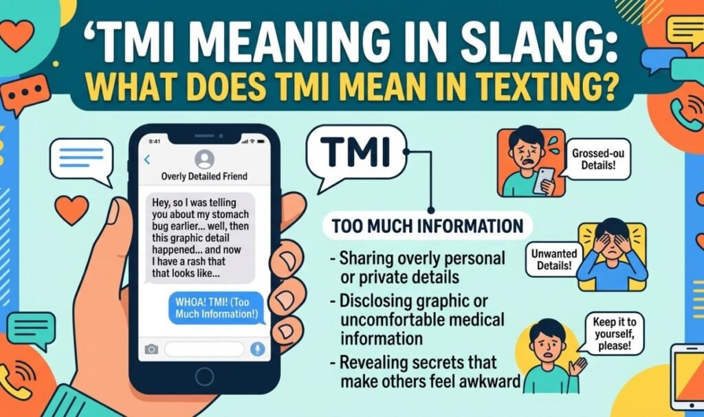 TMI Meaning in Slang What Does TMI Mean in Texting