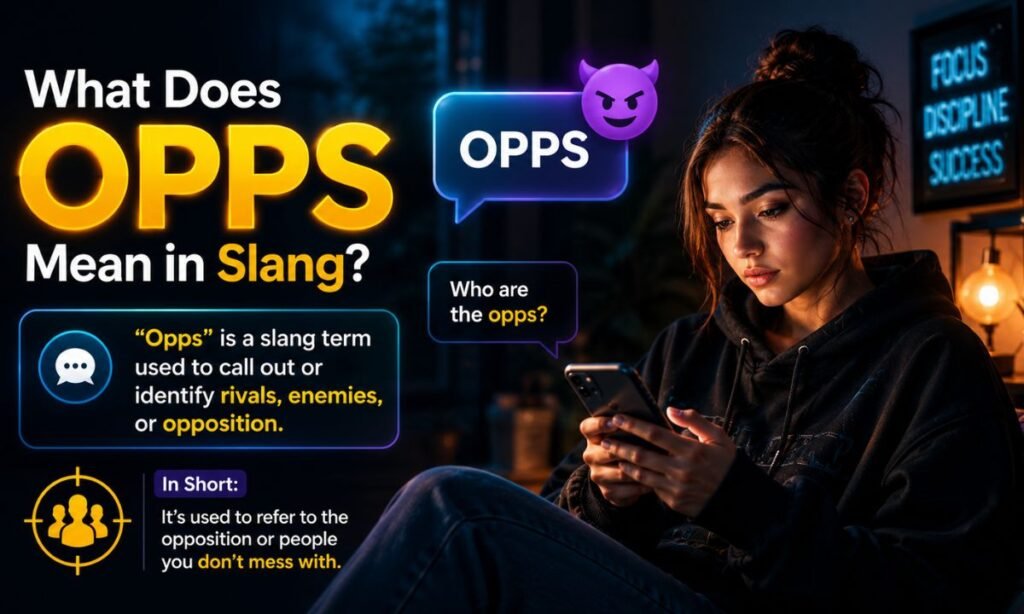 What Does Opps Mean in Slang