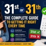 31st or 31th The Complete Guide to Getting It Right Every Time