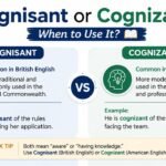 Cognisant or Cognizant When to Use It