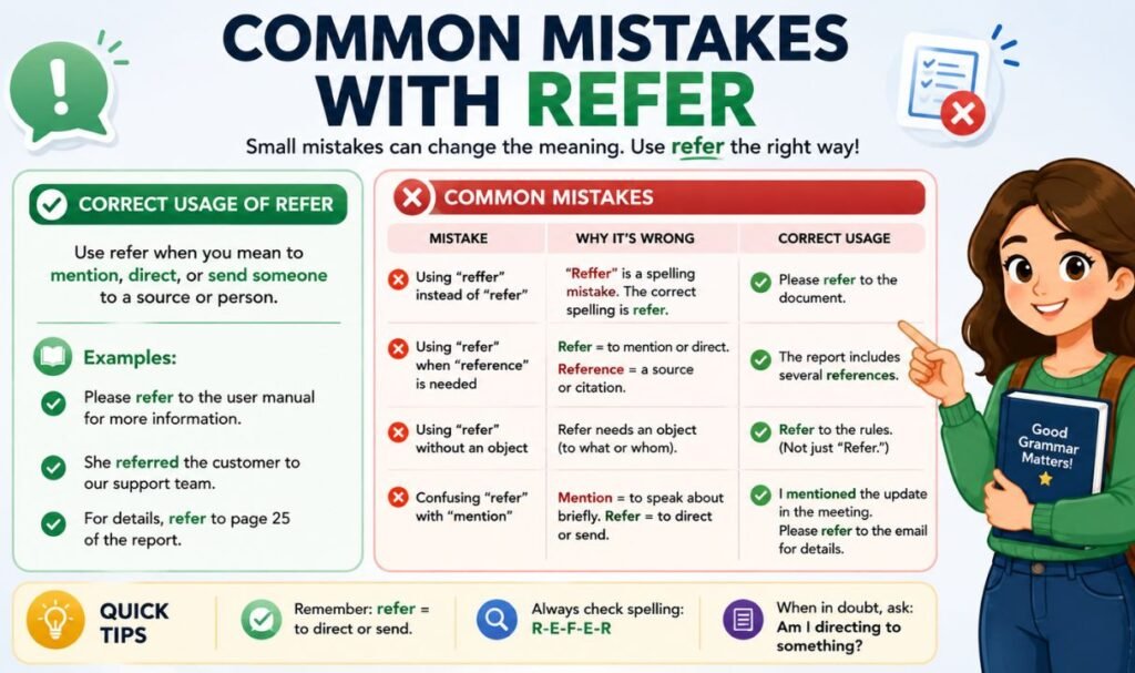 Common Mistakes with Refer