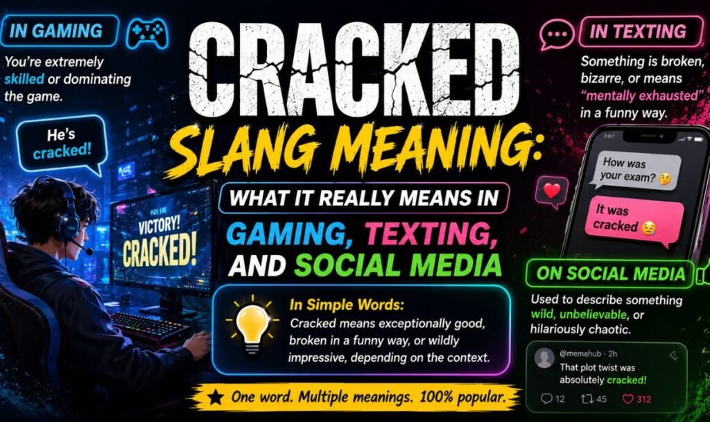 Cracked Slang Meaning