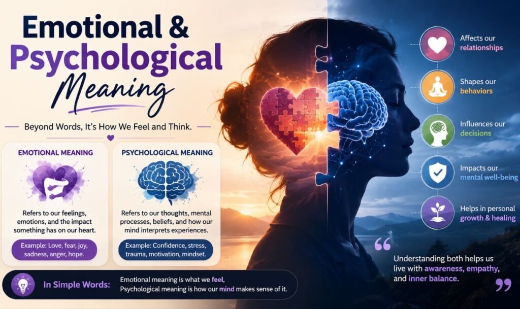 Emotional & Psychological Meaning