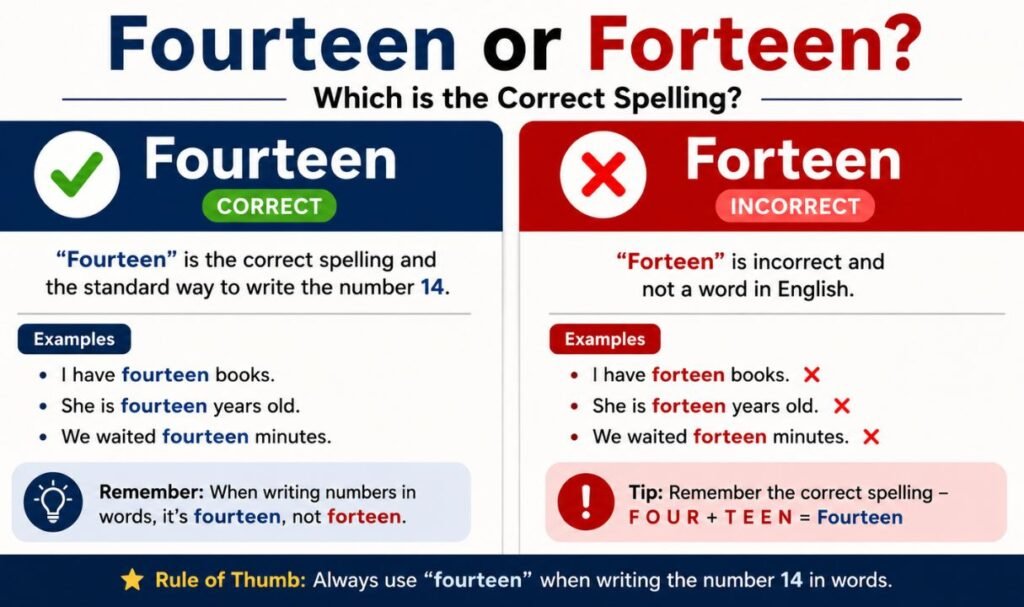 Fourteen or Forteen