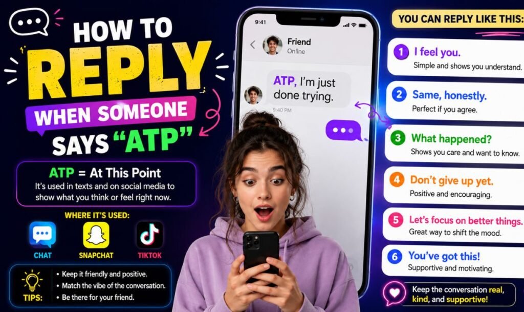 How to Reply When Someone Says "ATP"