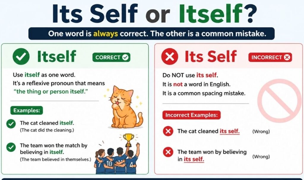 Its Self or Itself