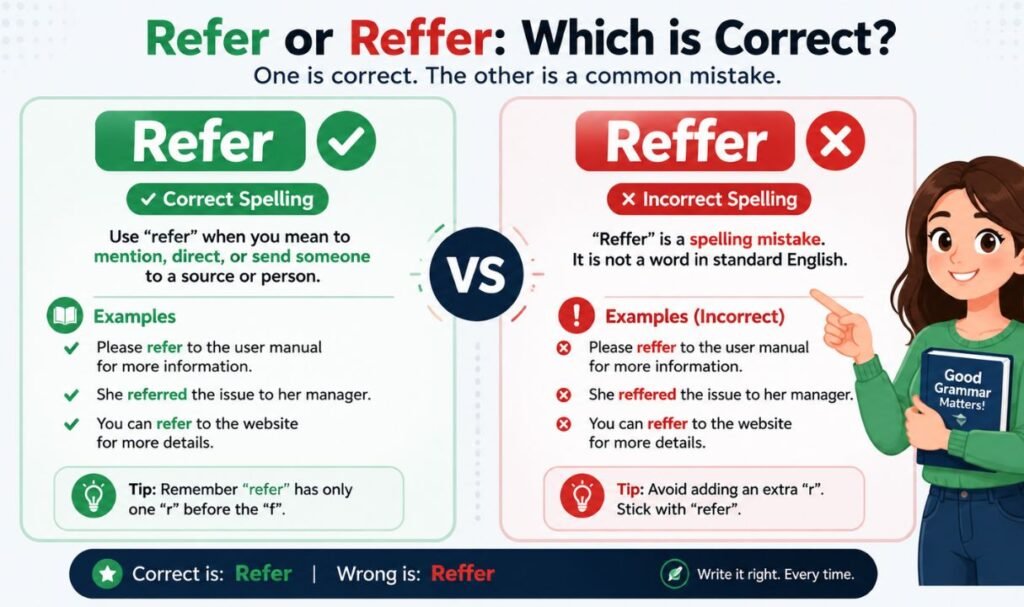 Refer or Reffer