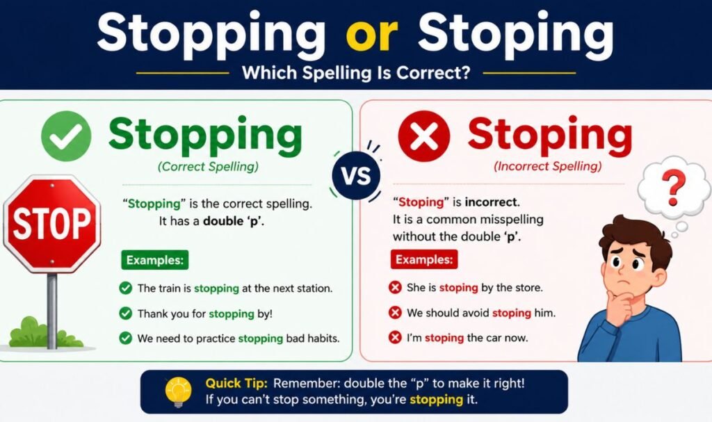 Stopping or Stoping