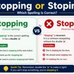 Stopping or Stoping