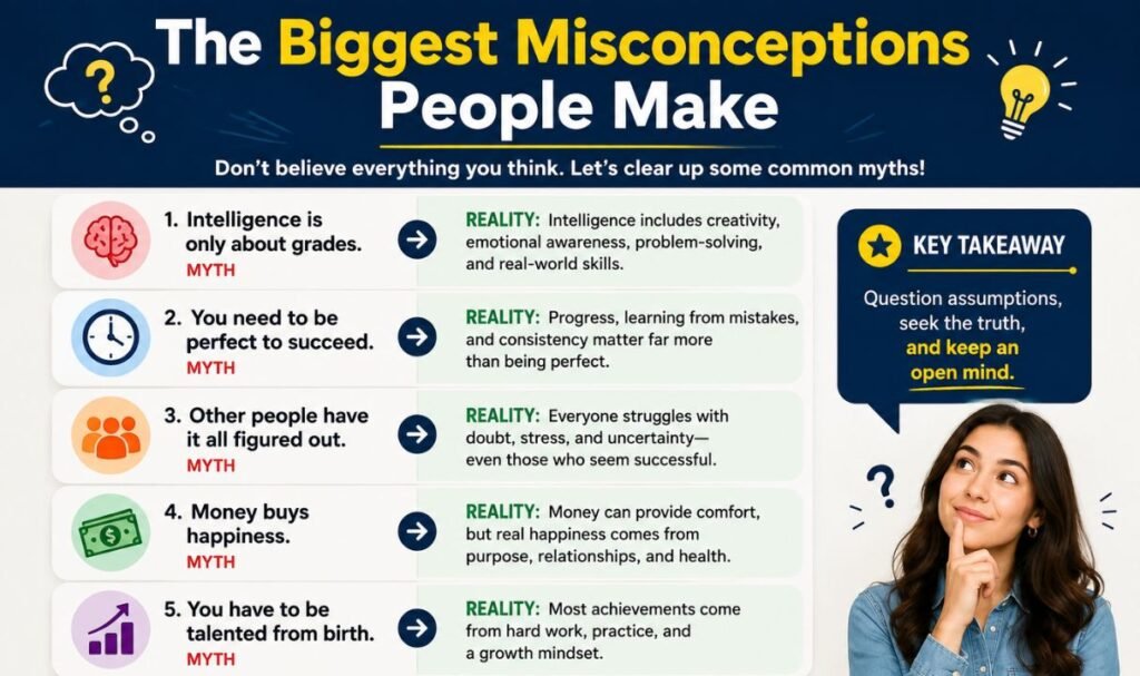 The Biggest Misconceptions People Make