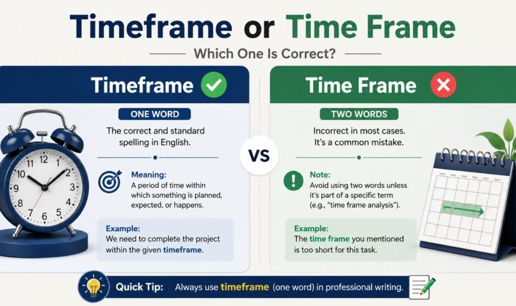 Timeframe or Time Frame