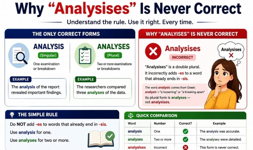 Why Analysises Is Never Correct