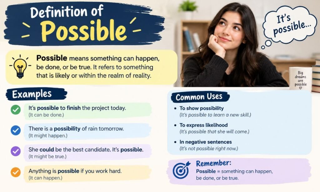 Definition of Possible