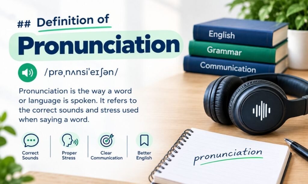 Definition of Pronunciation
