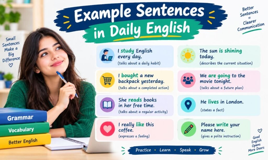 Example Sentences in Daily English