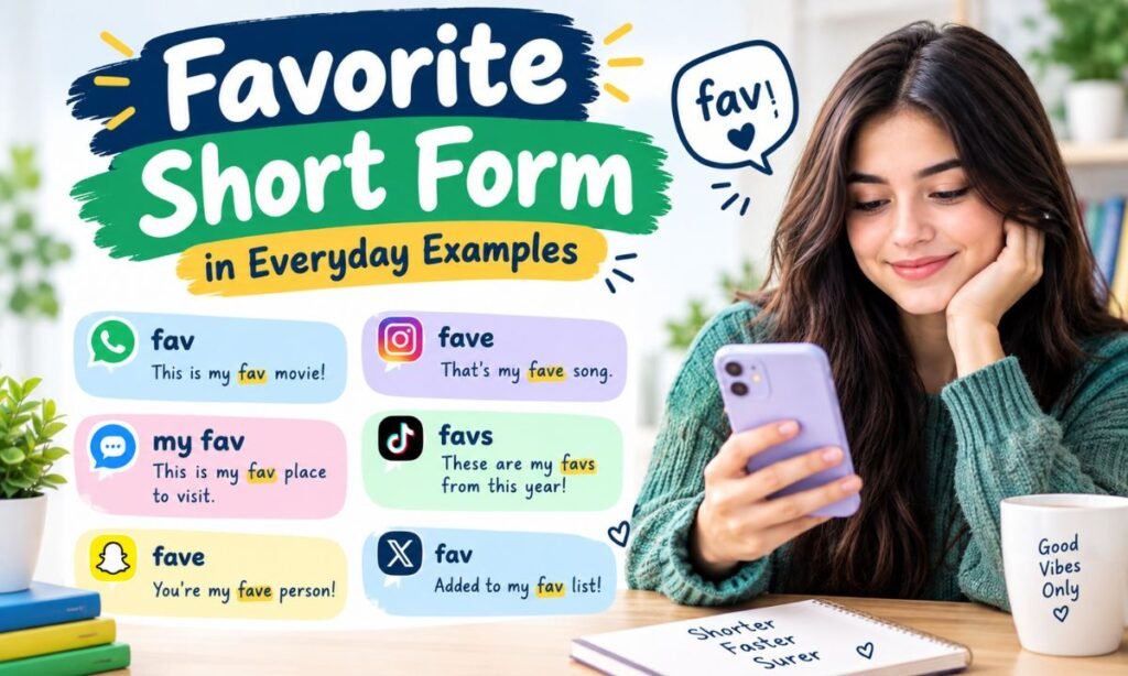 Favorite Short Form in Everyday Examples