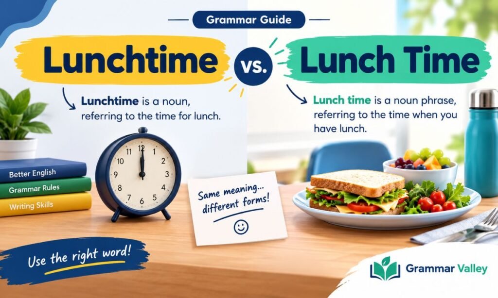 Lunchtime vs. Lunch Time 🍽️