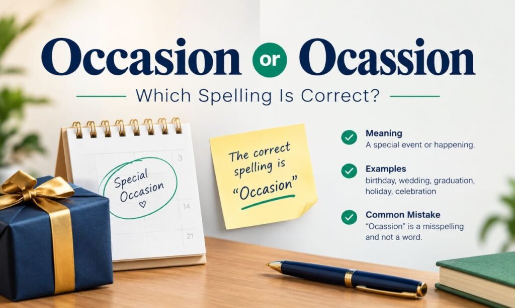 Occasion or Ocassion