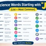 Science Words Starting with J