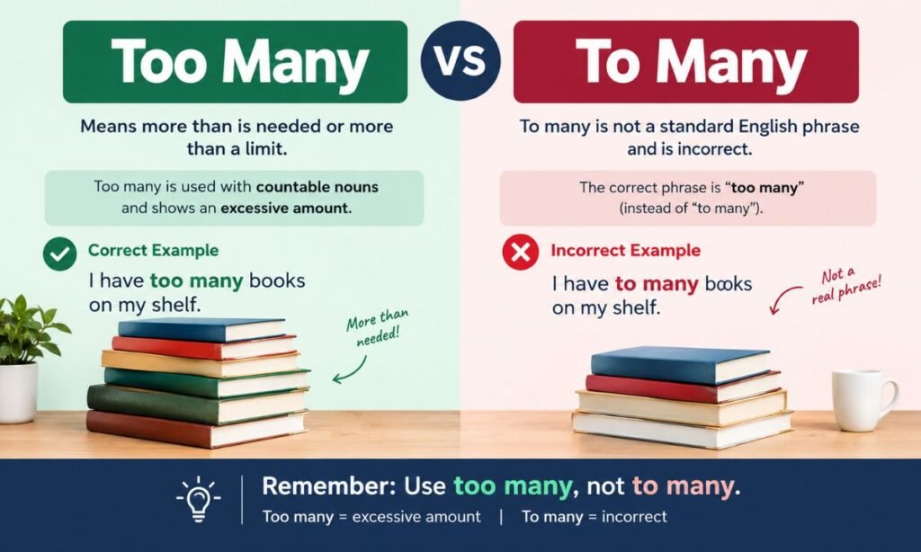 Too Many vs To Many