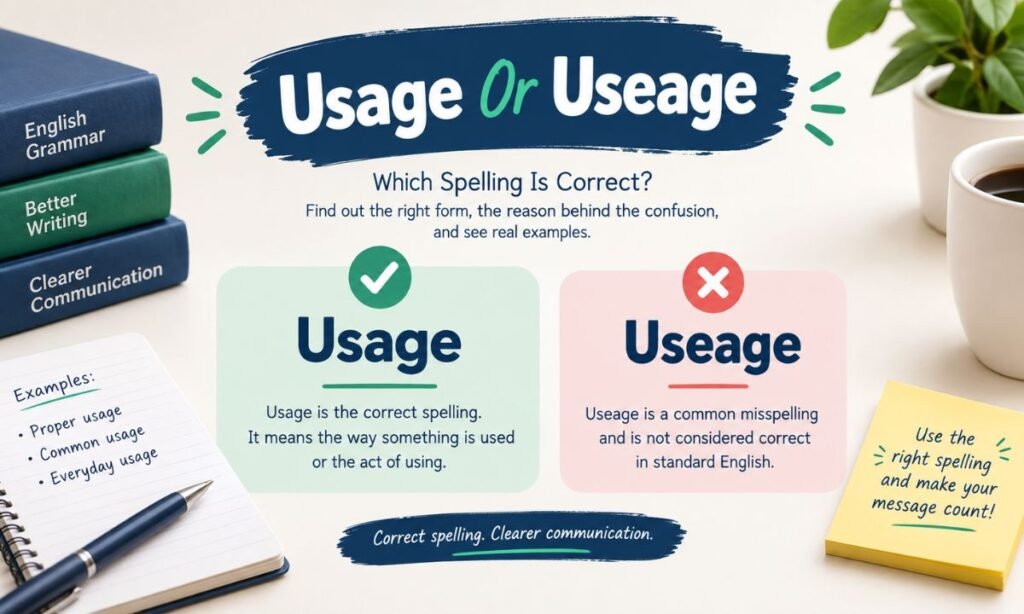 Usage Or Useage