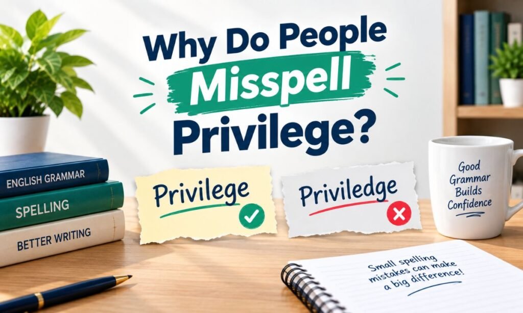 Why Do People Misspell Privilege