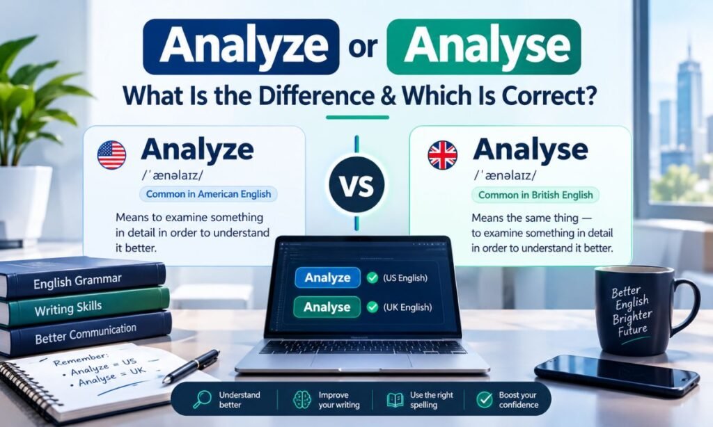 Analyze or Analyse