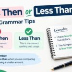 Less Then or Less Than