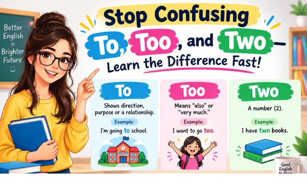Stop Confusing To, Too, and Two