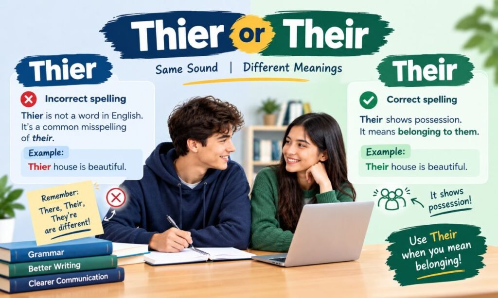 Thier or Their
