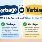 Verbage or Verbiage